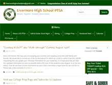 Tablet Screenshot of livermorehighschoolptsa.com